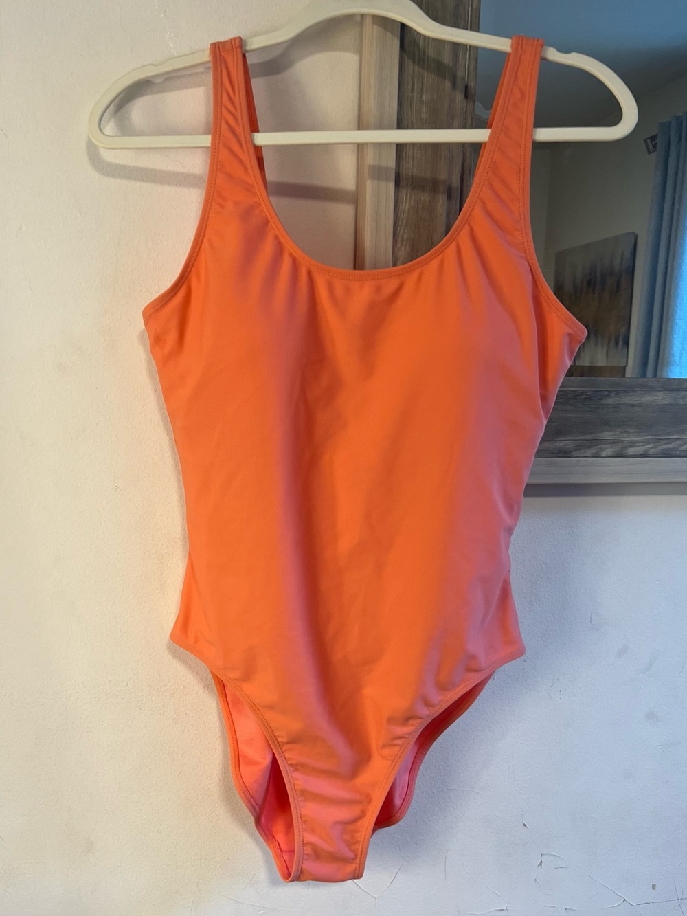 Nicole by Nicole Miller Bright Orange Women's One-Piece Swimsuit
